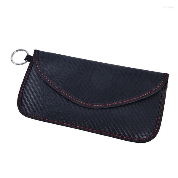 Sacos de armazenamento 1pcs gaiola capa de caixa de bloqueio de bloqueio de faraday bolsa carteira