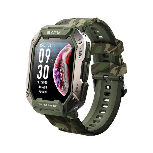 Nuovi uomini Smart Watch 5ATM IP68 Monitoraggio della salute del nuoto impermeabile 24 modalità sportive Orologi Smartwatch per IOS