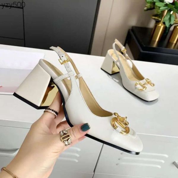 Gucci Guccie GG Вы Moda tacchi alti bellissimi sandali da donna firmati scarpe estive in pelle piattaforma impermeabile tacco spesso elegante abito da damigella d'onore w glies CN