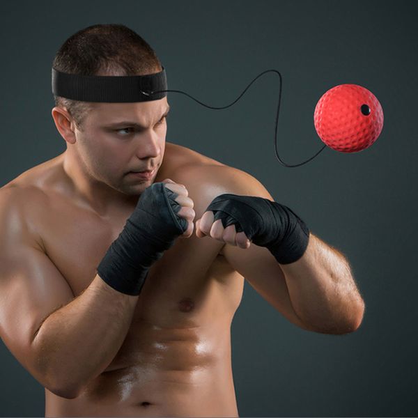 Punchingbälle Boxen Kampf Punch React Training Tragbarer Reflex mit Stirnband Übung Fitnessgeräte Fabrik 230425