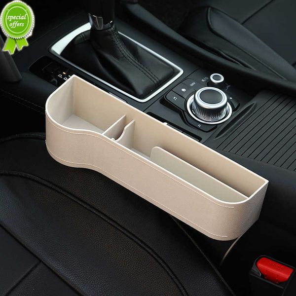 Organizador da caixa de armazenamento de carros Universal Car Seat Organizer Card Phone Pocket Seat Gap Slit Pocker Catcher Organizer