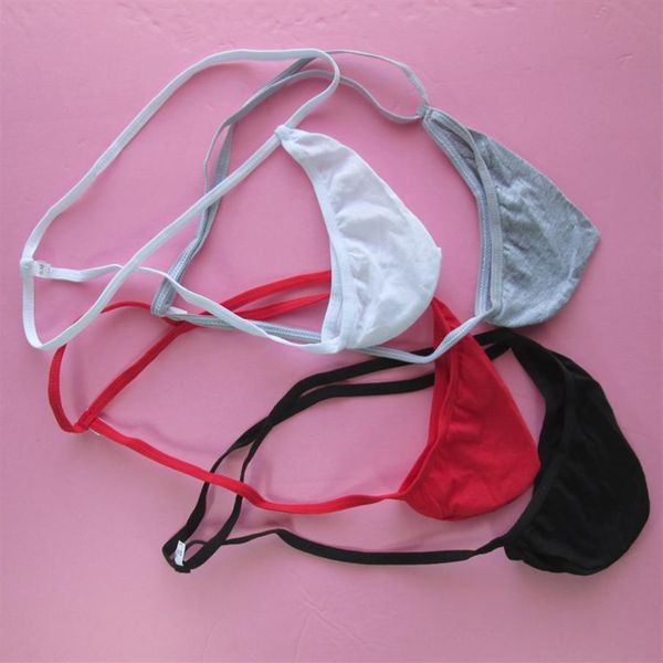 Mens String Thong G322C Fashional Panties Front Pouch Feiner Baumwolljersey Cotton Soft Comfort Herrenunterwäsche260a