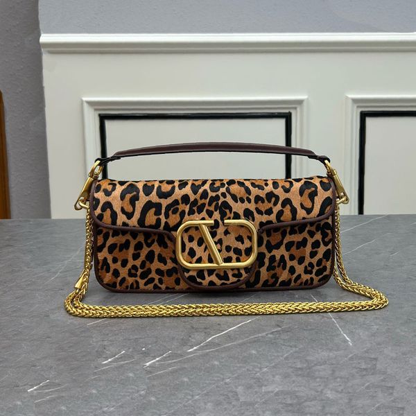 Designer leopardo cruz corpo saco bolsa de alta qualidade bezerro bolsa de couro v fivela magnética corrente bolsa de ombro dia dos namorados moda zebra padrão leopardo padrão saco