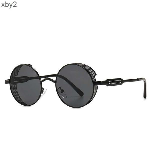 Sonnenbrille Metall Steampunk Sonnenbrille Karabinerhaken dekorative Brille Street Photo Sonnenbrille Mann 2139