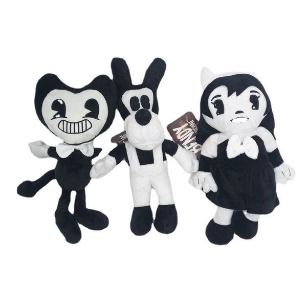 Yeni BENDY DOĞLU ve Peluş Mürekkep Makine Oyuncakları Dolgulu Cadılar Bayramı Gerilim Game Peluş Oyuncak Oyuncak Bebek Çocuklar İçin Yumuşak Oyuncaklar Hediye