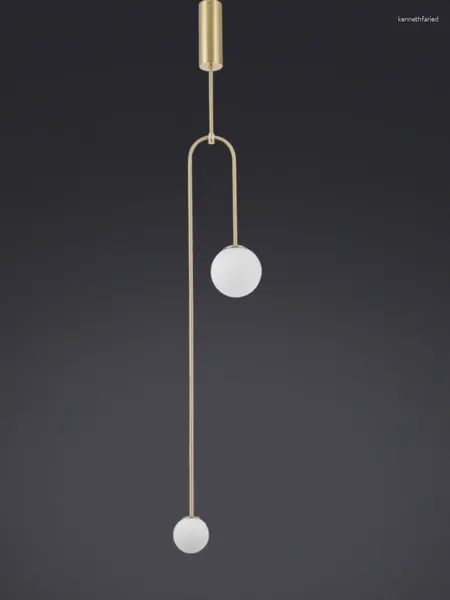 Lâmpadas pendentes simples moderna sala de estar minimalista lâmpada de cabeceira artística criativa quarto personalizado candelabro