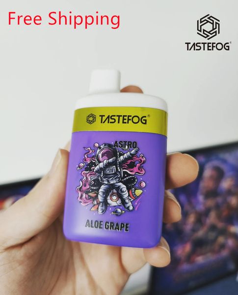 2% и 5% NIC одноразовый Vape Tastefog Astro E-Cigarette Puff 7000 с настраиваемыми вкусами логотипа