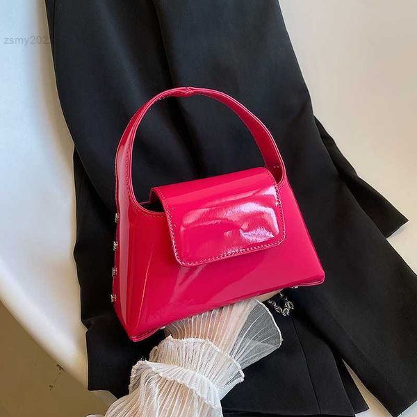 TOTES Marka Sigara Kılıf Çantaları Kadınlar İçin Yeni Omuz Çantası Moda Çantalar ve Çanta Tasarımcı Crossbody Bag Parlak Pu Omuz Çantası