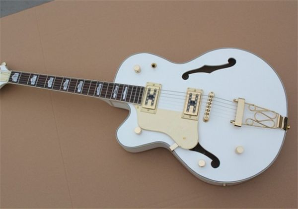 LOJA CUDDADA DE LEITO CULHADO WHITE FALCON JAZZ ELECTRIC GUITAR