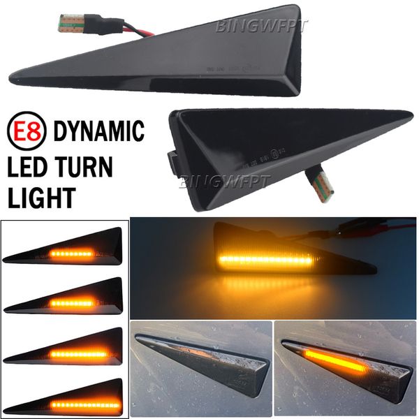 2x dynamische LED-Seitenanzeige-Repeater-Licht für Renault Espace Megane Scenic II JM/2003-2009 für Renault Grand Scenic MK2