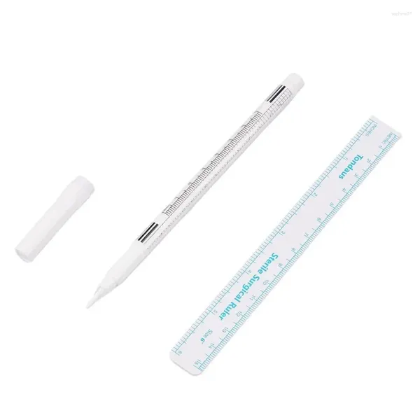 Make-up Pinsel 1 stück Microblading Liefert Tattoo Marker Stift Permanent Zubehör Weiße Haut Für Augenbraue Scribe Tool