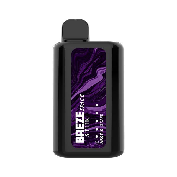 Breze Space Stick 6000 Puffs Einweg-Vape-Gerät. Nicht wiederaufladbarer 1500-mAh-Akku mit 5 LED-Batterieanzeige