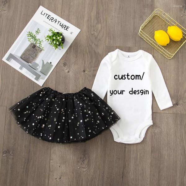 Mädchenkleider Personalisierte Babybodys Kuchen Benutzerdefinierter Name Oder Ihr Desgin Tutu Strampler Outfits Mädchenkleidung Overalls