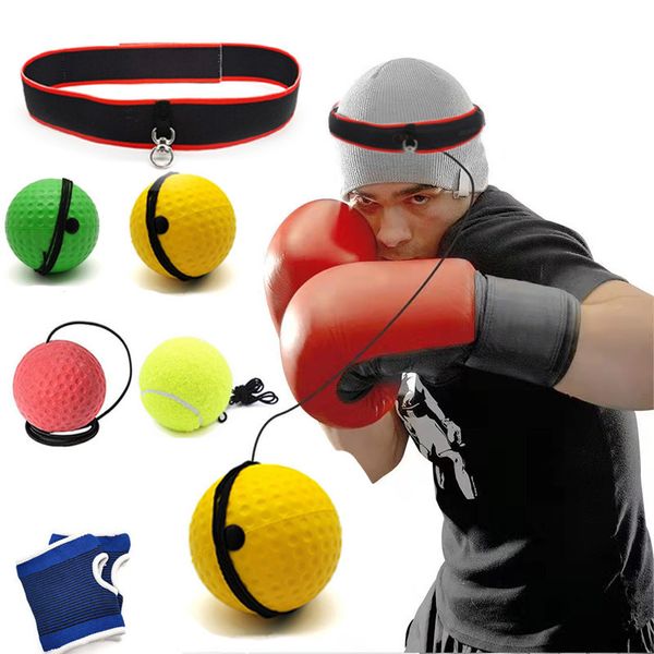 Yumruk toplar boks hızı topu spor egzersiz eğitim ekipmanı fitness için başlık eldiven egzersiz tenis çocukları unisex 230425