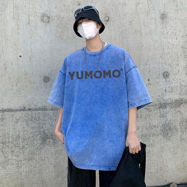 Camisetas para hombre, ropa de calle Y2k de gran tamaño negra para jóvenes, camisetas de baloncesto Harajuku de verano 2023 de los años 90, camisetas de Hip Hop para hombres