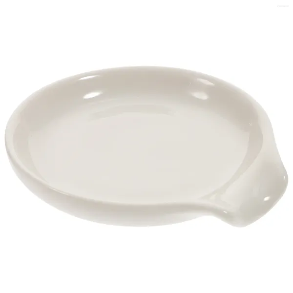 Set di stoviglie Porta cucchiaio Resto Mestolo Utensile in ceramica Zuppa Porcellana Cucina Cremagliera Fornello Poggia Stand Forspatola Coperchio