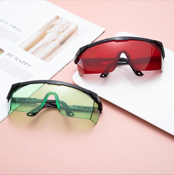 Segurança a laser Lasses de sol verde Proteção de instrumentos de beleza Eyewear Olhe os óculos protetores para decoração de tinta