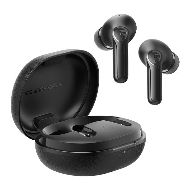 SoundPEATS Life Wireless Earbuds Active Noise Cancelling Bluetooth V5.2 Earphones with 4 Mic, 12 mm Driver, AI ENC for Clear Calls