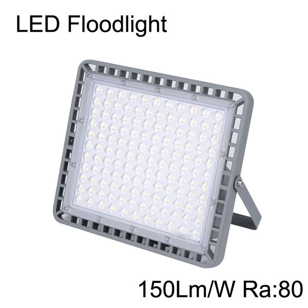 400W 300W 200W 100W LED Proiettori 150Lm/W Ra80 Freddo Bianco Caldo Faretto Esterno Cortile Lampada da Giardino CRESTECH888