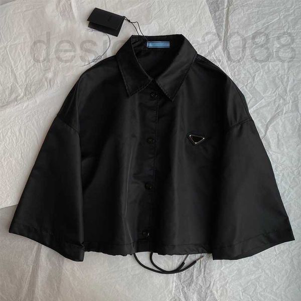 Jackets Designer de Jackets Moda Black Longo Lia larga Super Grande colarinho sólido Top casual básico IASO