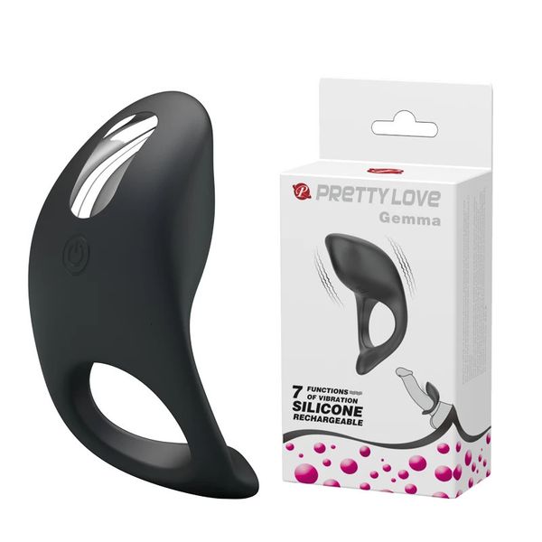 Cockringe Pretty Love 7 Vibration Memory-Funktion Penisring Penisring für Männer Verzögerung der Ejakulation Sexspielzeug Männer Paarringe 231124