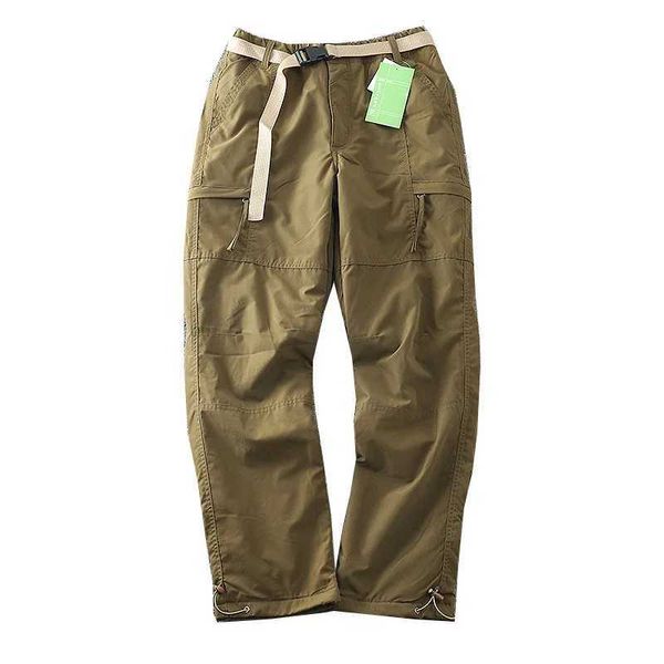 Pantaloni da uomo S-6XL Pantaloni da lavoro Pantaloni cargo in pile impermeabili spessi Uomo Donna Inverno Outdoor Multi-tasche Pantaloni larghi dritti complessivi zln231125