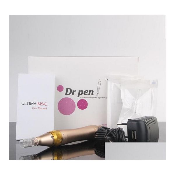 Beauty Microneedle Roller Electric Dr.Pen Derma Stamp Микроигольная система Ручка для микроиглы для кожи с 52 шт. Прямая доставка Здравоохранение Dhf5T