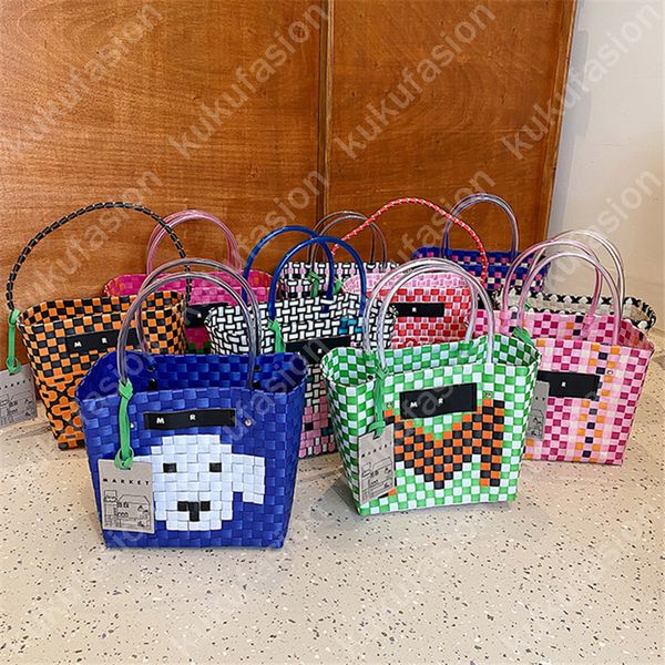 10 Stile Frauen Designer Korb Einkaufstasche Markt Luxus Designer Eimer Handtasche Lässig Umhängetaschen Patchwork Mode Strandtaschen Geldbörsen