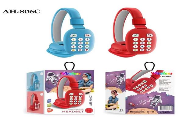 Nuovo stile AH806C auricolari Wireless Bluetooth fascia cuffie da gioco per bambini regalo colorato Bt 50 headset1767347