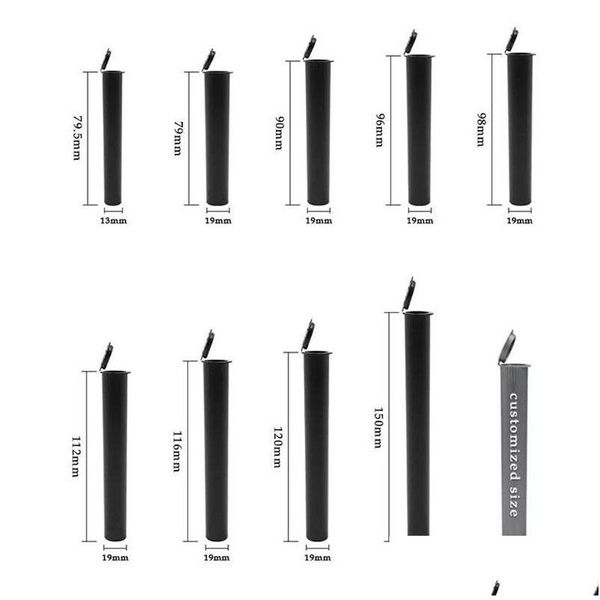Garrafas de embalagem Atacado Smell-Proof Recipiente Plástico Tubos Cr Articulado Squeeze Garrafa Charuto Cone Roll Pipe Medicine Stock 85 90 Dhmu4