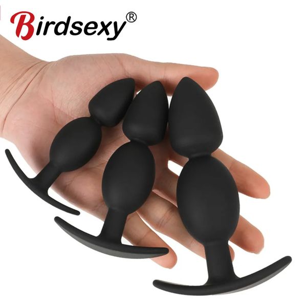 Vibratori Sicuro Silicone anale Plug dildo giocattoli sessuali vibratori per uomini donne prostate massaggiatore per altch tappo di merci intime adulti produttori gay 231124