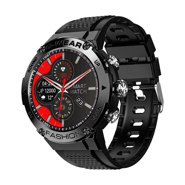 LOKMAT ATTACK 5 Smart Watch Herren 1,32'' TFT Full-Touchscreen BT Call Health Monitor 13 Sportmodi IP67 Wasserdichte Smartwatches