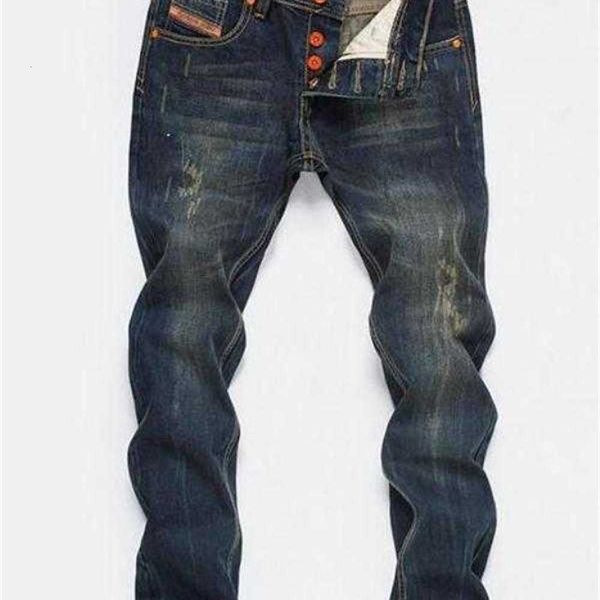 Neue Designer Herren Jeans Skinny Pants Casual Luxury Men Fashion Distressed Ripped Slim Motorrad Moto Biker Denim Hip Hop Pantsu1t1