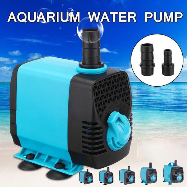 Bombas 220V Ultrasilence Waterproof IP68 Filter Water Pump para Aquarium Pond Submersible Fountain Pump 10/15/25/40/55W 6003000L/H