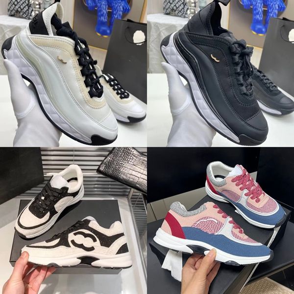 Scarpe di lusso Scarpe da basket Scarpe Running Scarpe da design Scarpe Casualmente Sneaker da Ufficio Basso Mens Donne allenatore Channellace-Up Sneaker Donne Luxe Scarpe