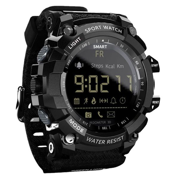 LOKMAT MK16 Bluetooth Smartwatch Orologio digitale contapassi Sport Smart Watch Uomo Attività Fitness Tracker IP67 Orologi impermeabili