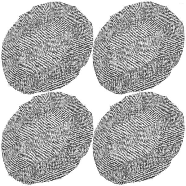 Capas de cadeira 4 PCS Stool Cover Decorações de barra redonda para casa poliéster (poliéster) suprimentos acessórios