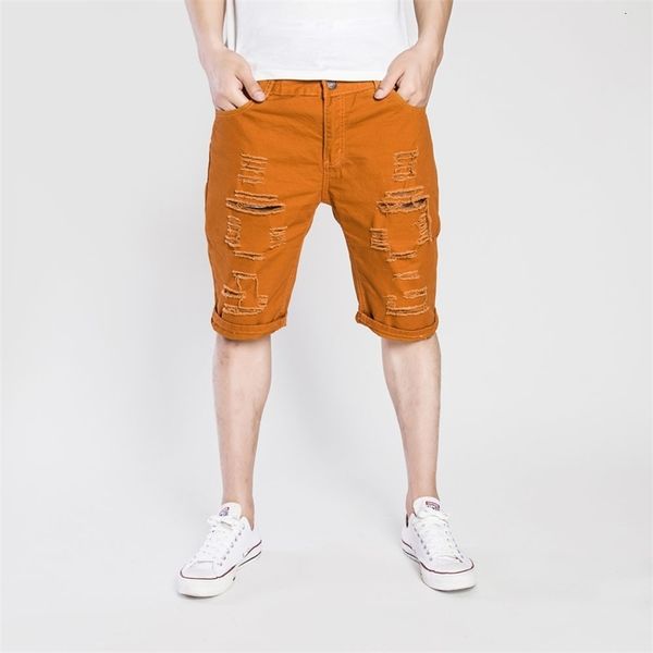 Herren Shorts Herren Denim Chino Fashion Shorts Gewaschener Denim Boy Skinny Runway Short Herren Jeans Shorts Homme Destroyed Zerrissene Jeans Plus Size 230426