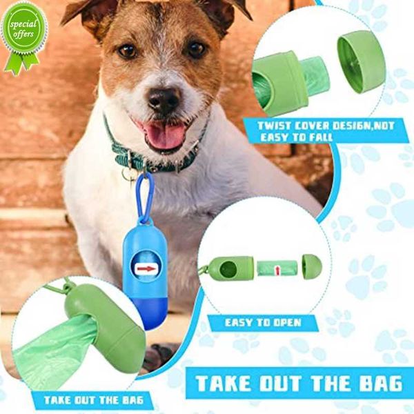 Bolsas de cocô de animais de estimação Sacos de lixo portáteis para cães de cachorro