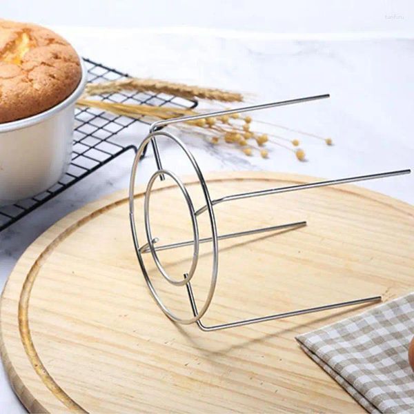 Backformen Werkzeuge Edelstahl Inverted Rack Brot Kühlung Chiffon Kuchen Gabel Cookie Keks Regal Küche Backen Werkzeug