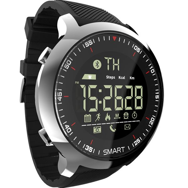 MK18 Smart Watch Sport IP68 Wasserdicht Schrittzähler Nachrichtenerinnerung 12 Monate Standby Smartwatch für iOS Android