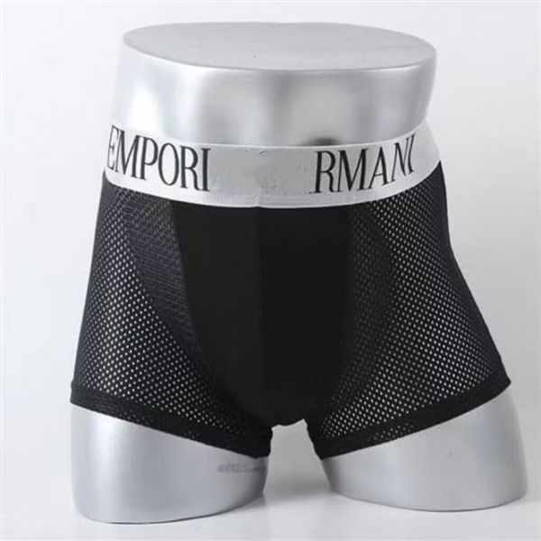 Designers de marca dos homens boxer cuecas breves para o homem cuecas sexy roupa interior dos homens boxers algodão shorts masculino com caixa