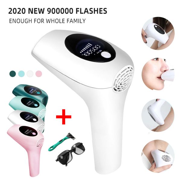 Epilatör 900000 Flaş IPL Lazer Depilator Profesyonel Kalıcı LCD Lazer Epilasyon Poepilator Kadınlar Ağrısız Saç Çıkma Makinesi 230425