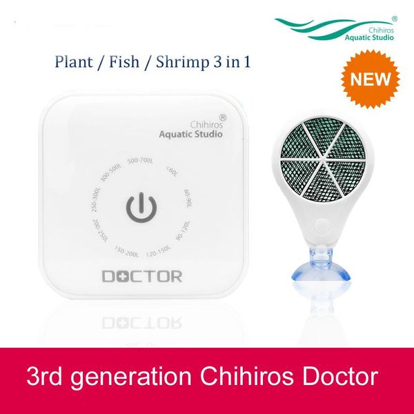 Аксессуары Chihiros Doctor 3-го поколения 3 в 1, удаление водорослей Touch Twinstar, электронный аквариум, растение для креветок