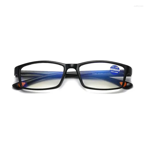 Солнцезащитные очки 2023, женские полнокадровые очки для дальнозоркости, черные пластиковые ретро-зеркала для чтения, анти-синий свет, очки для дальнозоркости