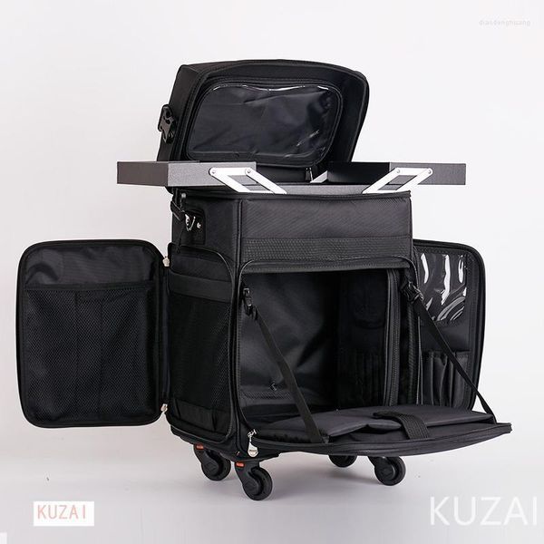 Koffer Trolley Kosmetikkoffer Nägel Make-up Werkzeugkasten Professioneller Koffer Für Frauen Beauty Tattoo Box Rollgepäck Maleta De