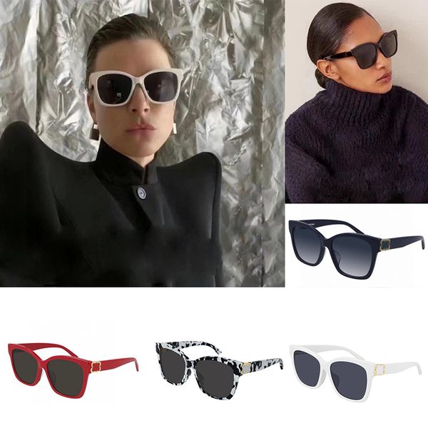 Herren- und Damen-Sonnenbrille mit übergroßem Rahmen, Designer-Mode-Box-Sonnenbrille, hochwertige Harz-Farbwechselgläser BB0102SA