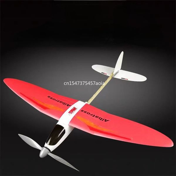 Modello di aereo Fai da te in gomma modello di aereo di potenza modello di studente aereo da competizione attrezzature per l'educazione scientifica giocattoli educativi 230426
