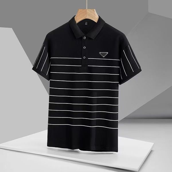 227 ess Designer olos, модная французская брендовая мужская футболка с вышивкой на руке, буквенная эмблема, рубашка поло с коротким рукавом