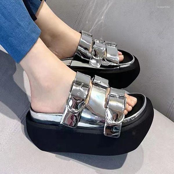 Sandals Slingback Plataforma Mulheres 2023 ROMA MID ALTUMENTO SAPATER DE SUMPLER SHEPERS SLIPPERS FLIP CASUAL LIRES LIRES